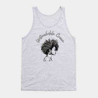 Black Woman Hair Untouchable Crown Tank Top